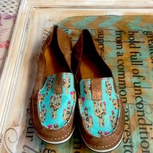 Ariat cactus loafers  worn once no box